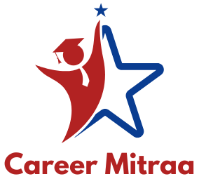 CareerMitraa logo showing a student figure reaching for a star inside a blue outline star